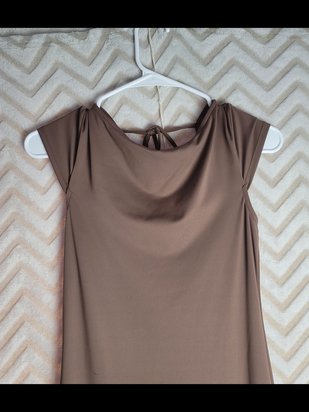 wild fable Brown Maxi Dress with Cowl Neck - Picture 3 of 9